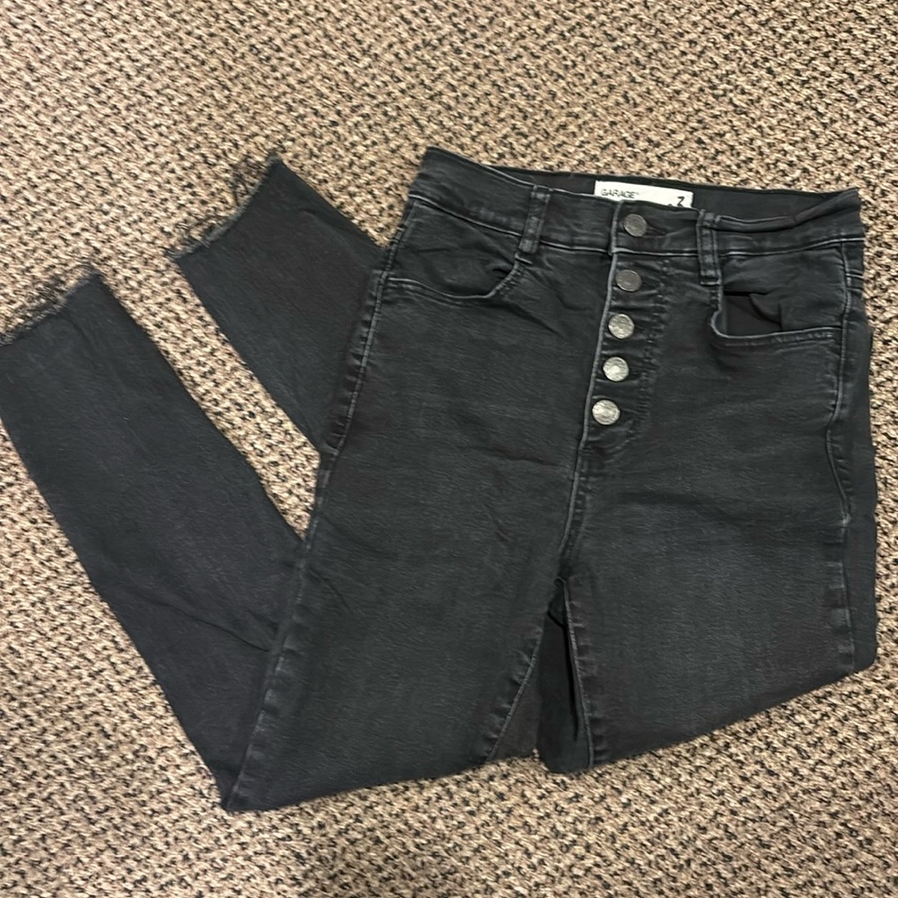 Black High Waisted Skinny Jeans